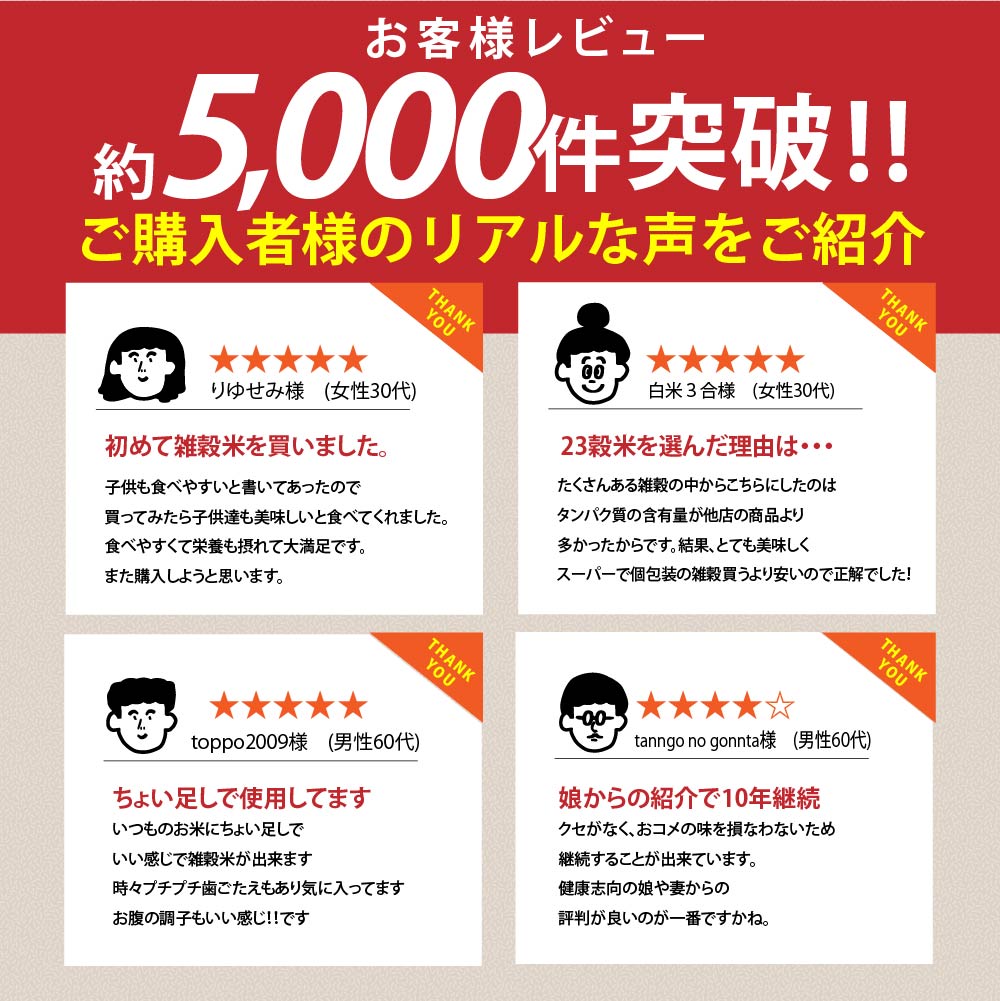 ＼公式サイトが最安値／雑穀米本舗 栄養満点23穀米 4kg(400g×10袋) 国産 無添加 無着色 ダイエット 置き換え 混ぜるだけ