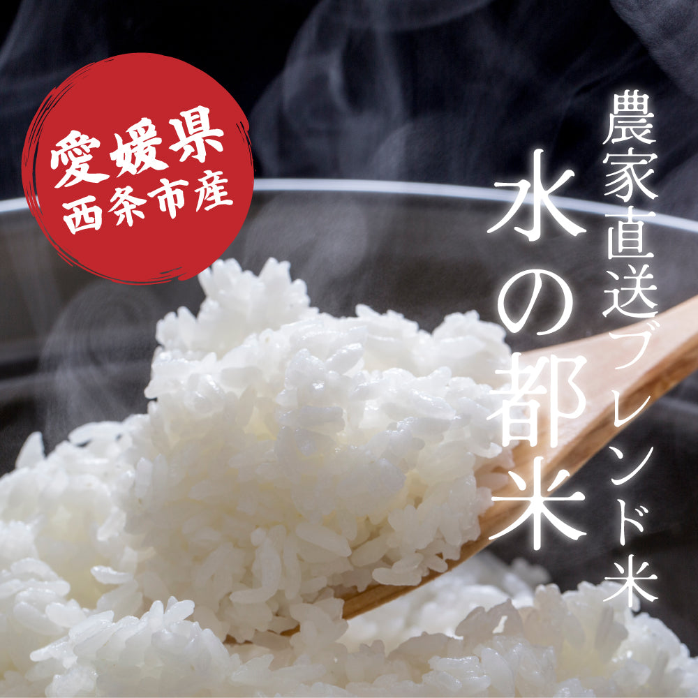 【白米】 令和7年産 愛媛県産 水の都米 20kg(5kg×4袋) 単一原料米 白米 精米 精白米 送料無料 精米工場からの直送品