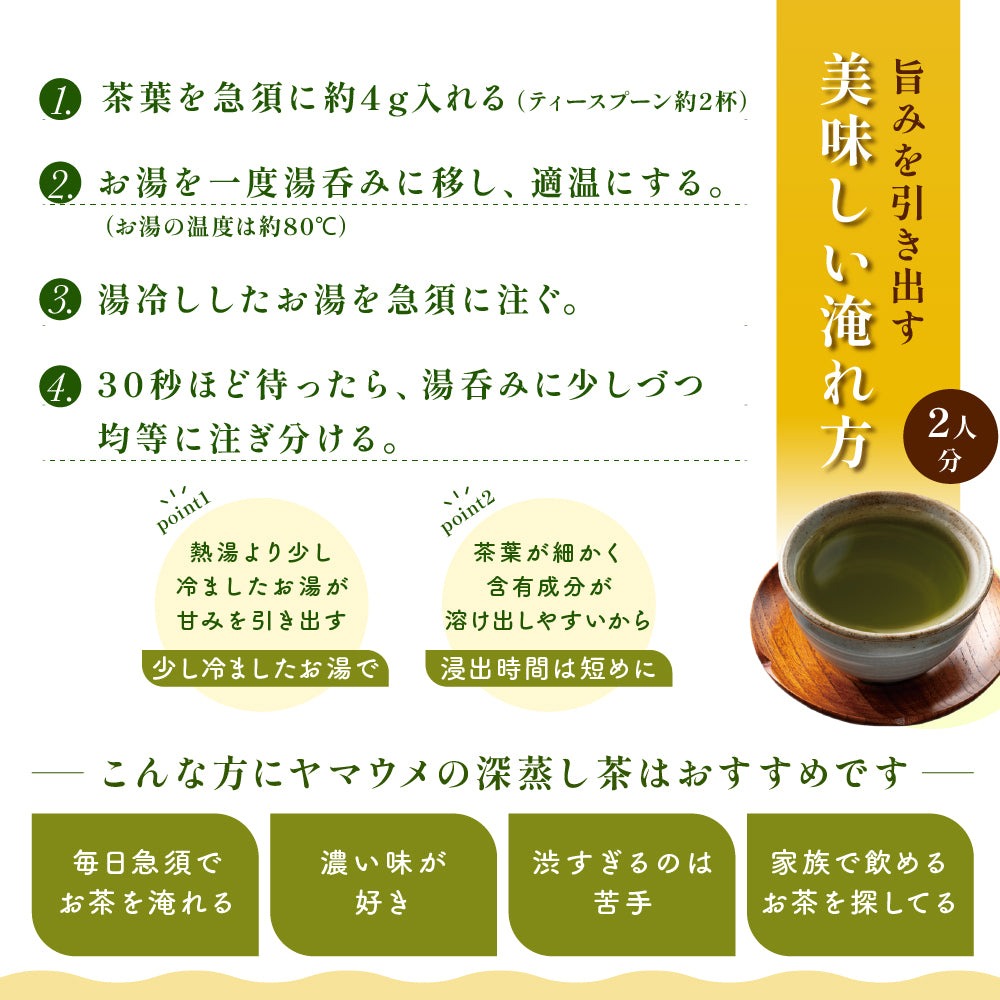 アウトレット 大特価 深蒸し茶 濃くてまろやか 【内容量が選べる80g～400g】 国産 茶葉 お茶 緑茶 静岡茶 カテキン 濃い味 渋み控えめ 送料無料