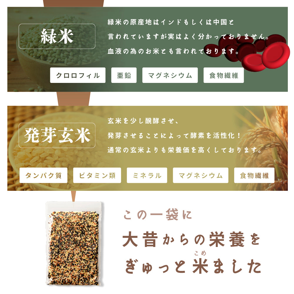公式サイトが最安値／雑穀米本舗 古代米4種ブレンド 2.4kg(400g×6袋