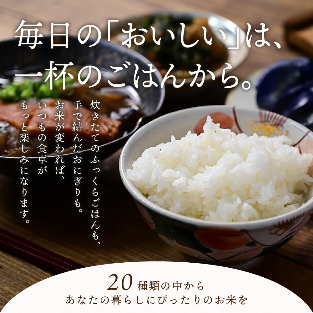 【精米工場直送】20種類から選べる白米 無洗米 高級米から安価なブレンド米まで取り揃え コシヒカリ ゆめぴりか ななつぼし 送料無料