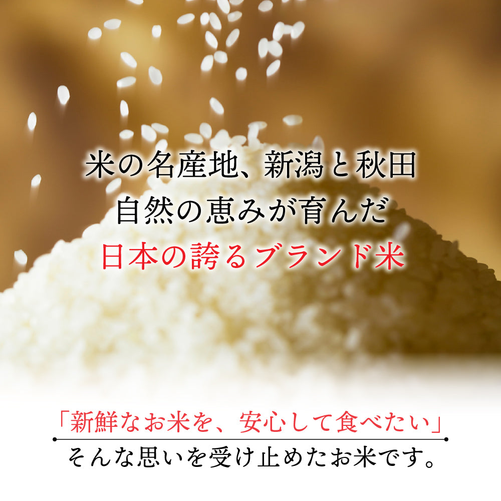 【白米】 令和6年産 新潟県佐渡島 コシヒカリ 5kg + 秋田県産 あきたこまち 5kg =計10kg 白米 精米 精白米 送料無料 精米工場からの直送品