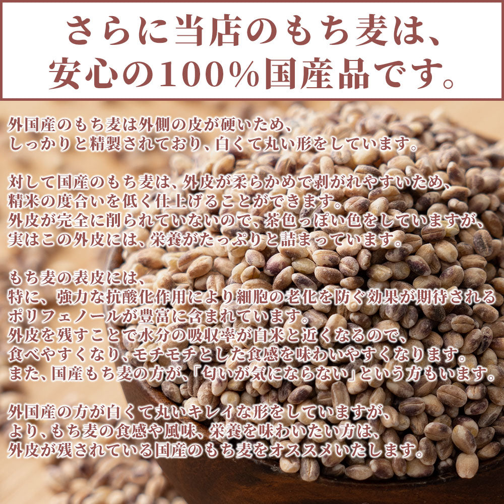 雑穀 雑穀米 国産 もち麦 900g(450g×2袋)