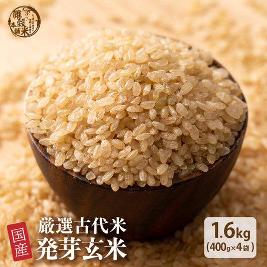 雑穀 雑穀米 国産 発芽玄米 1.6kg(400g×4袋)