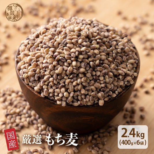 雑穀 雑穀米 国産 もち麦 2.4kg(400g×6袋)
