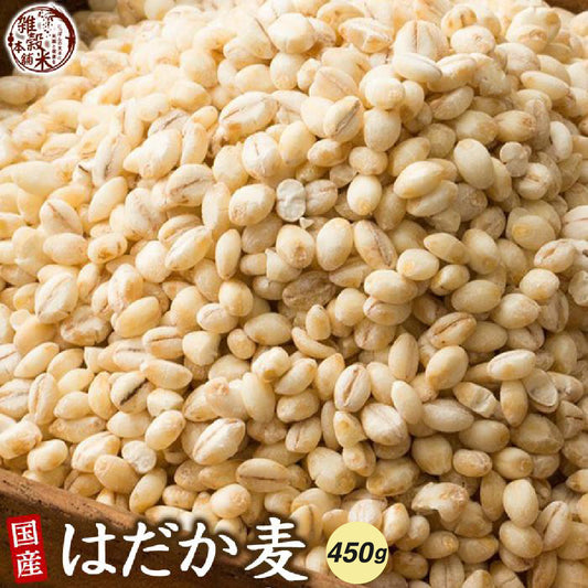 国産 はだか麦 450g(450g×1袋)